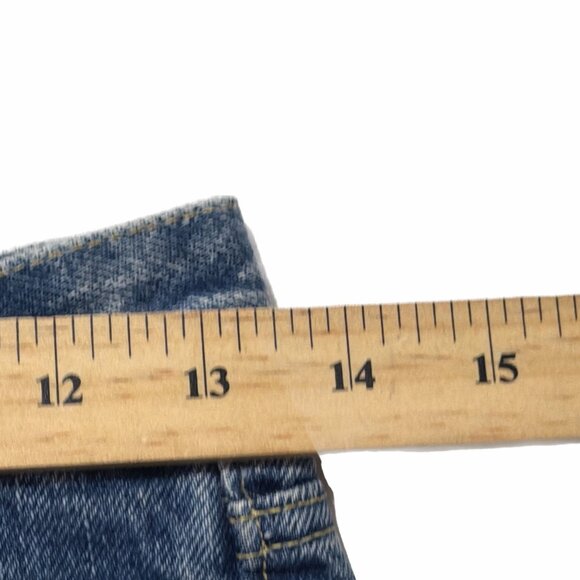 Tommy Hilfiger Jeans Juniors 1 Blue Twill Denim Straight Y2K Western School VTG - Picture 16 of 16